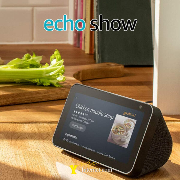 Echo Show 5 Compact Smart Display Alexa Black Y-Internet Smart Home & Security P02