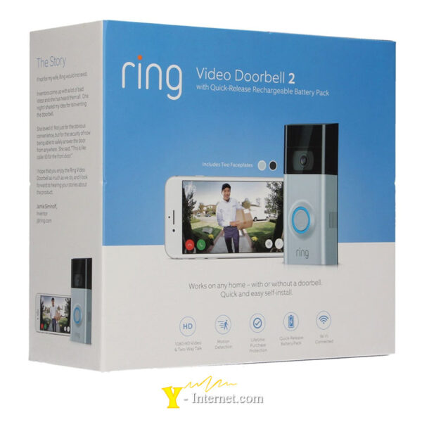 Ring Video Doorbell 2 Y-Internet Smart Home & Security P01