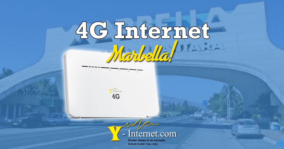 Marbella 4G Internet Wimax Internet Costa Del Sol Y-Internet OG01