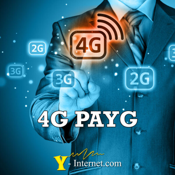 4G PAYG (Pay as you Go) from Y-Internet.com